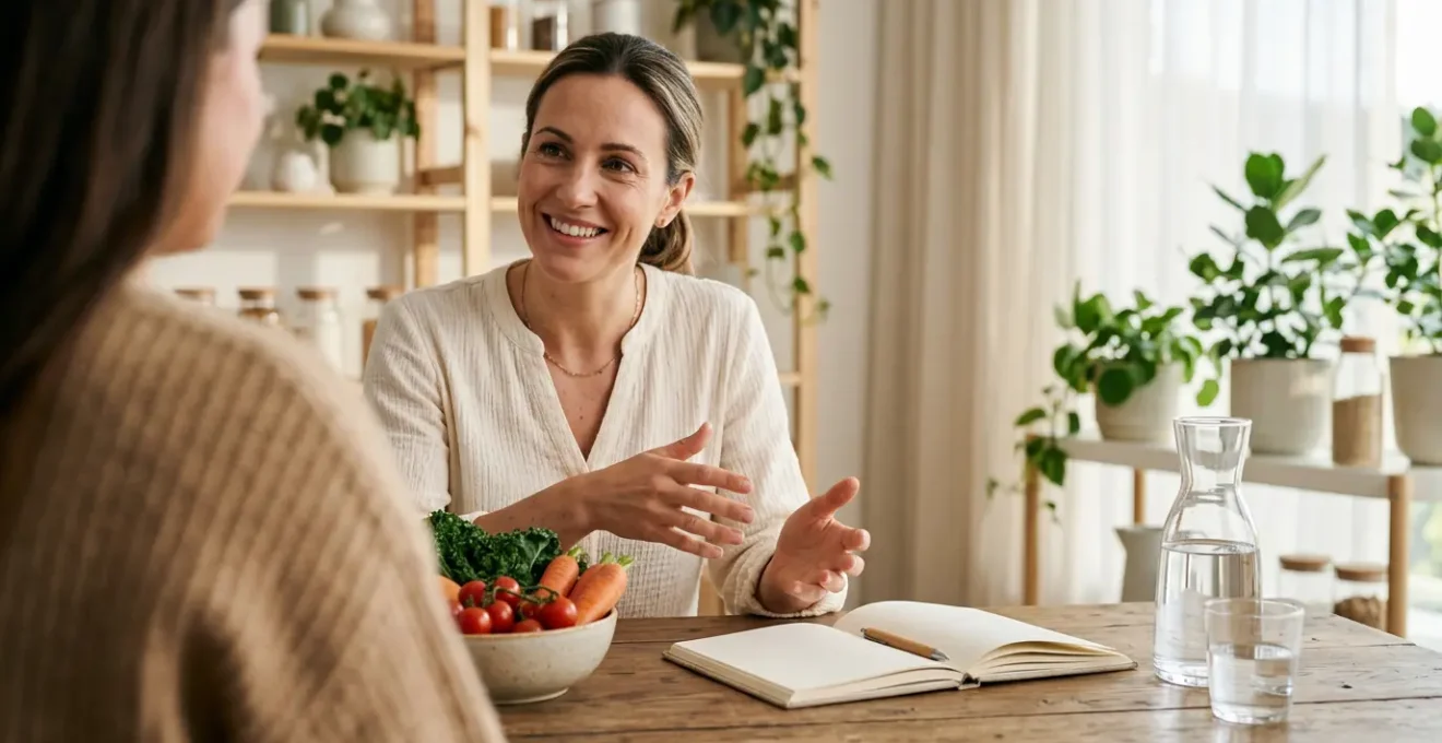 Séance de consultation nutritionnelle personnalisée avec documents de remboursement santé