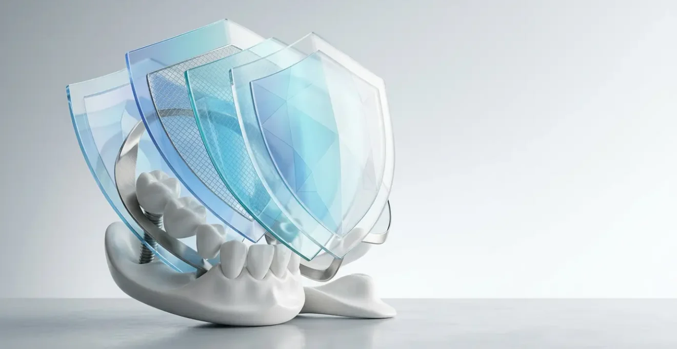Concept de remboursement dentaire renforcé avec implants et mutuelle